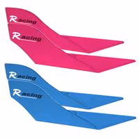 ΔΙΑΚΟΣΜΗΤΙΚΑ SPOILER ΠΛΑΙΝΑ ΑΛΟΥΜΙΝΙΟΥ ΖΕΥΓΑΡΙ 2 ΤΕΜ - ΜΑΥΡΟ