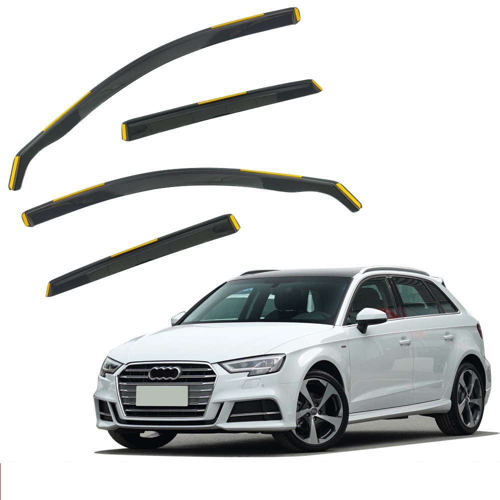 Ανεμοθραύστες Εμπρόσθιοι - Οπίσθιοι Audi A3 Sportback 2012-2020 5D 4τμχ Aerowave