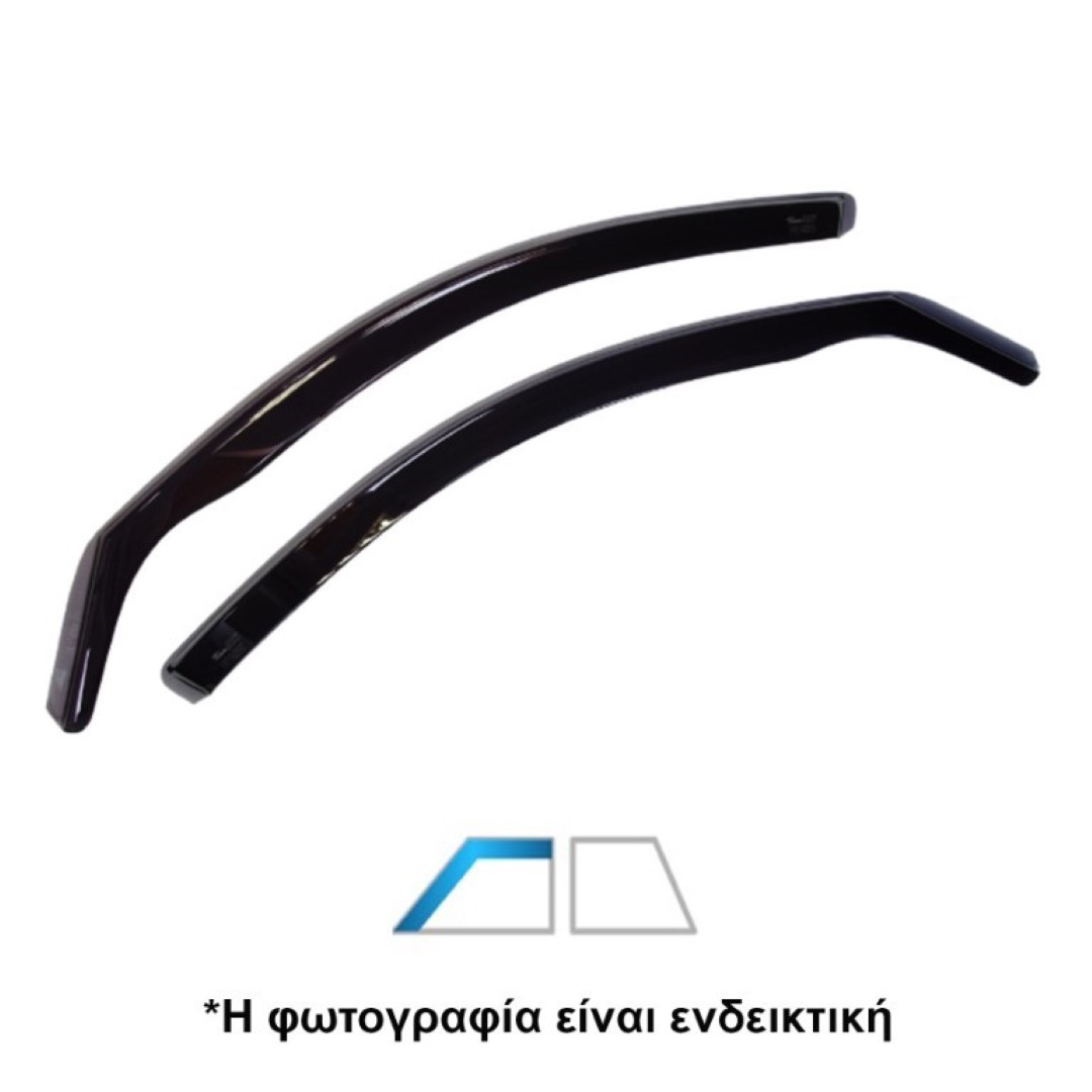 Ανεμοθραύστες HEKO Για AUDI A3 4D 5D HTB / WAGON / LIMUSINE 2012-2020 (Ζευγάρι / Μπροστινοί)