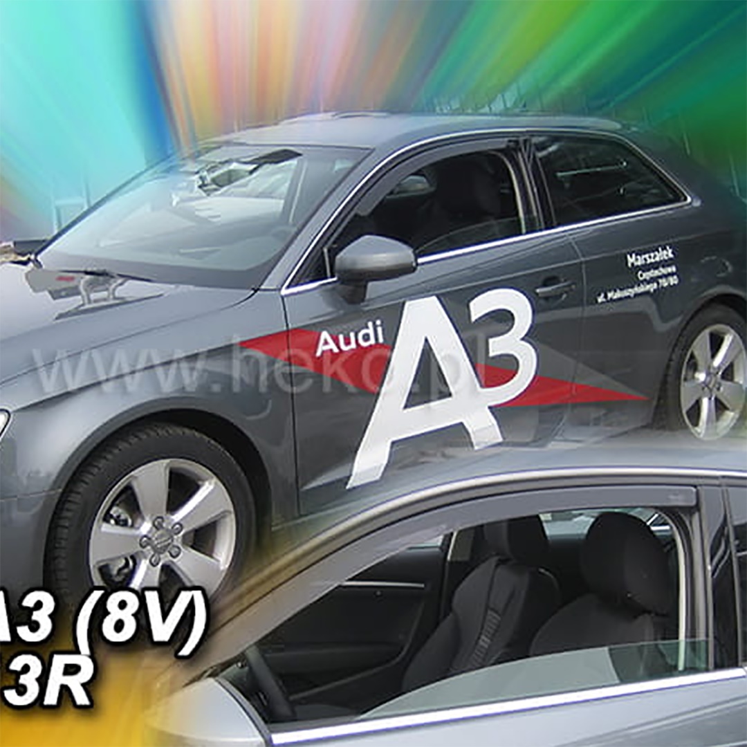 Ανεμοθραύστες HEKO Για AUDI A3 / 8V SPORTBACK 3D 2013-2019 (Ζευγάρι / Μπροστινοί)