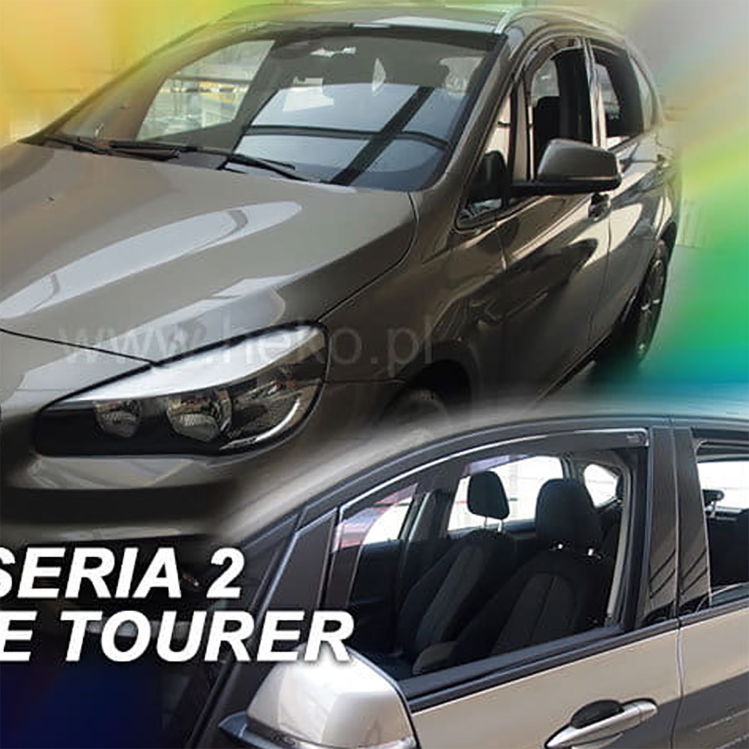 Ανεμοθραύστες HEKO Για BMW ΣΕΙΡΑ 2 F45 ACTIVE TOURER 5D 2015-2021 (Ζευγάρι / Μπροστινοί)