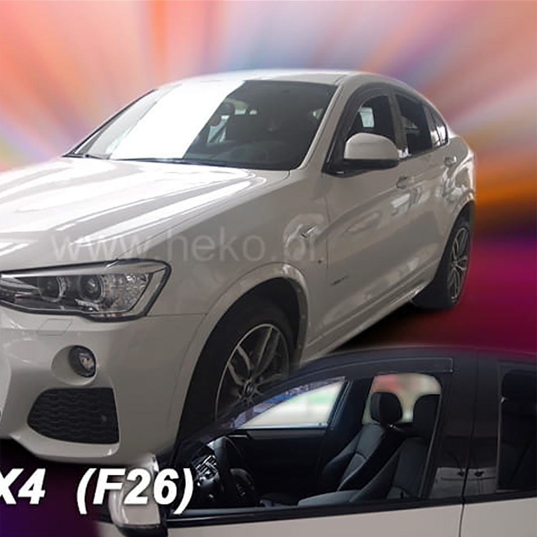 Ανεμοθραύστες HEKO Για BMW X4 F26 5D 2013-2018 (Ζευγάρι / Μπροστινοί)