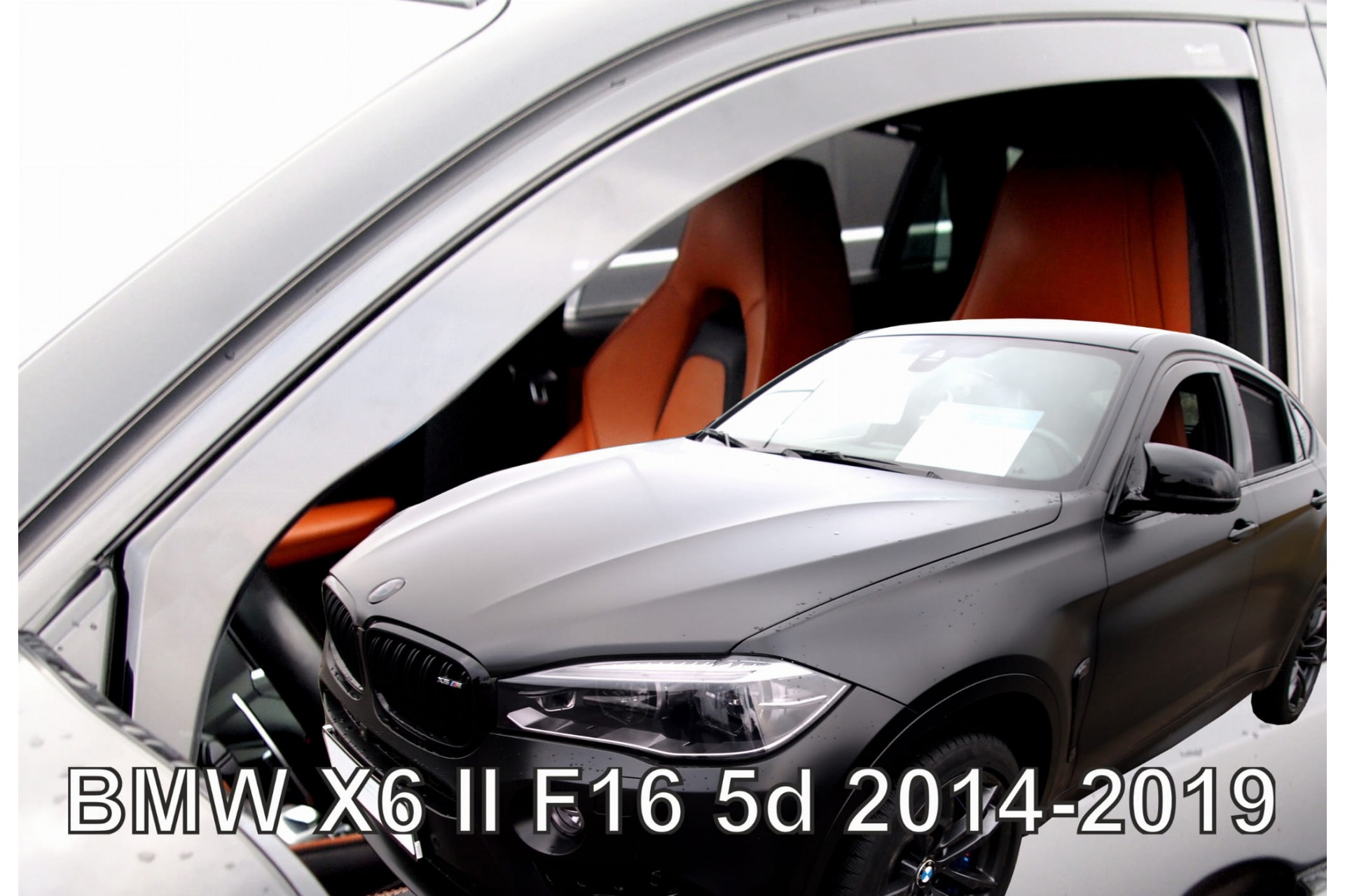 Ανεμοθραύστες HEKO Για BMW X6 F16 5D 2014-2019 (Ζευγάρι / Μπροστινοί)