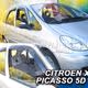 Ανεμοθραύστες HEKO Για CHEVROLET AVEO 2 4D 5D 2011-2020 (Ζευγάρι / Μπροστινοί)