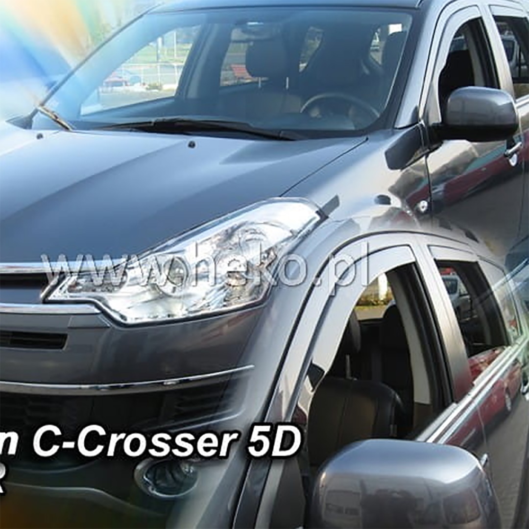 Ανεμοθραύστες HEKO Για CITROEN C-CROSSER 5D 2007-2012 / PEUGEOT 4007 5D 2008-2012 (Ζευγάρι / Μπροστινοί)