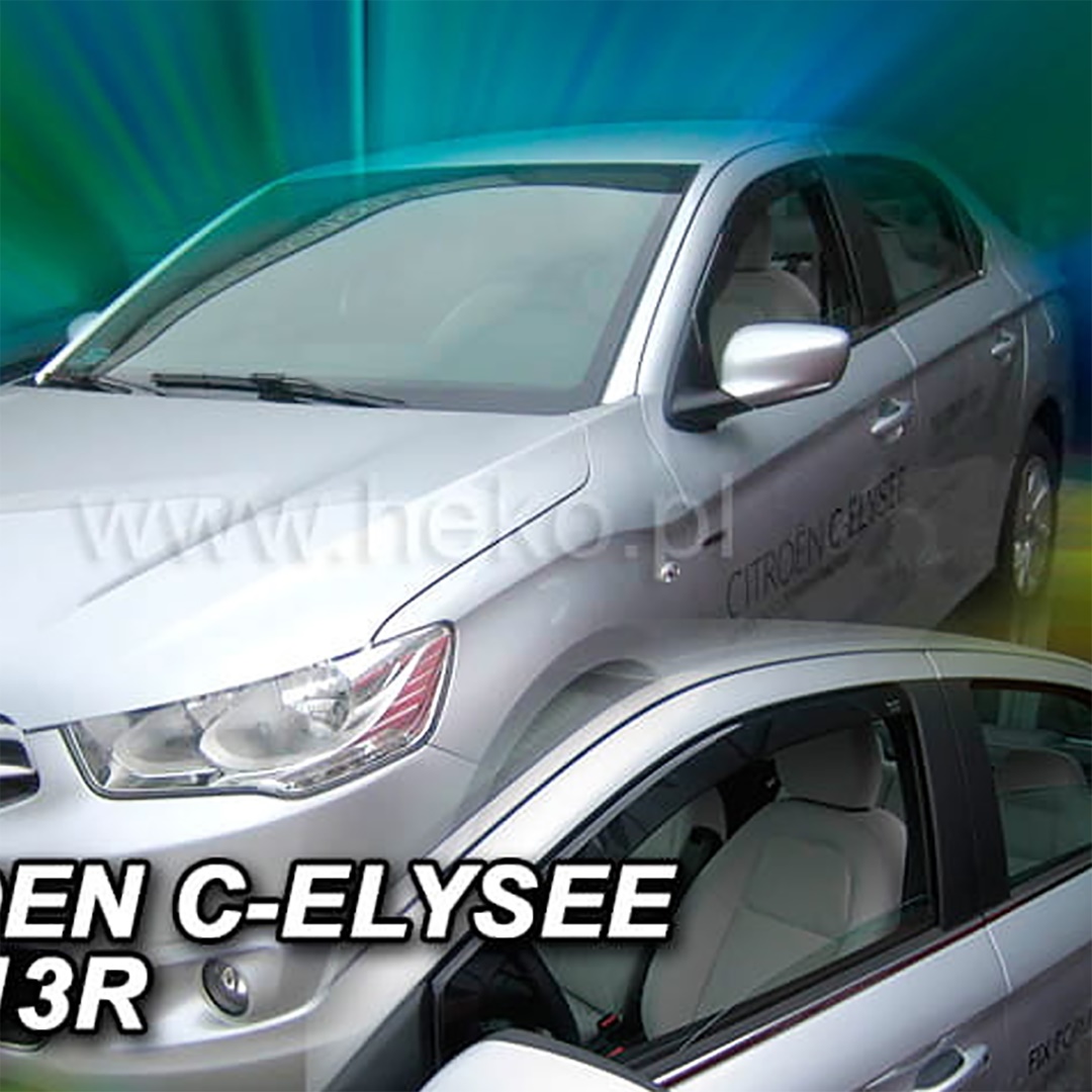 Ανεμοθραύστες HEKO Για CITROEN C-ELYSEE 4D 2013-2020 (Ζευγάρι / Μπροστινοί)
