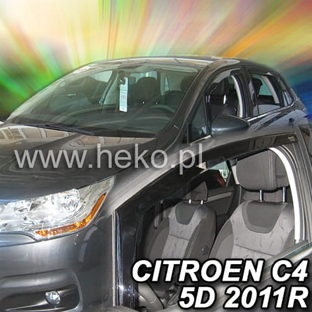 Ανεμοθραύστες HEKO Για CITROEN C4 2 5D 2008-2017 (Ζευγάρι / Μπροστινοί)