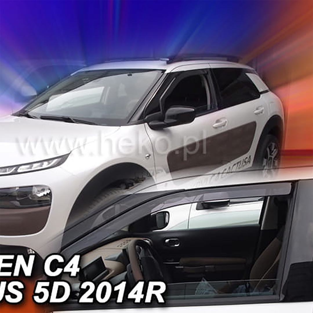 Ανεμοθραύστες HEKO Για CITROEN C4 CACTUS 5D 2014-2018 (Ζευγάρι / Μπροστινοί)