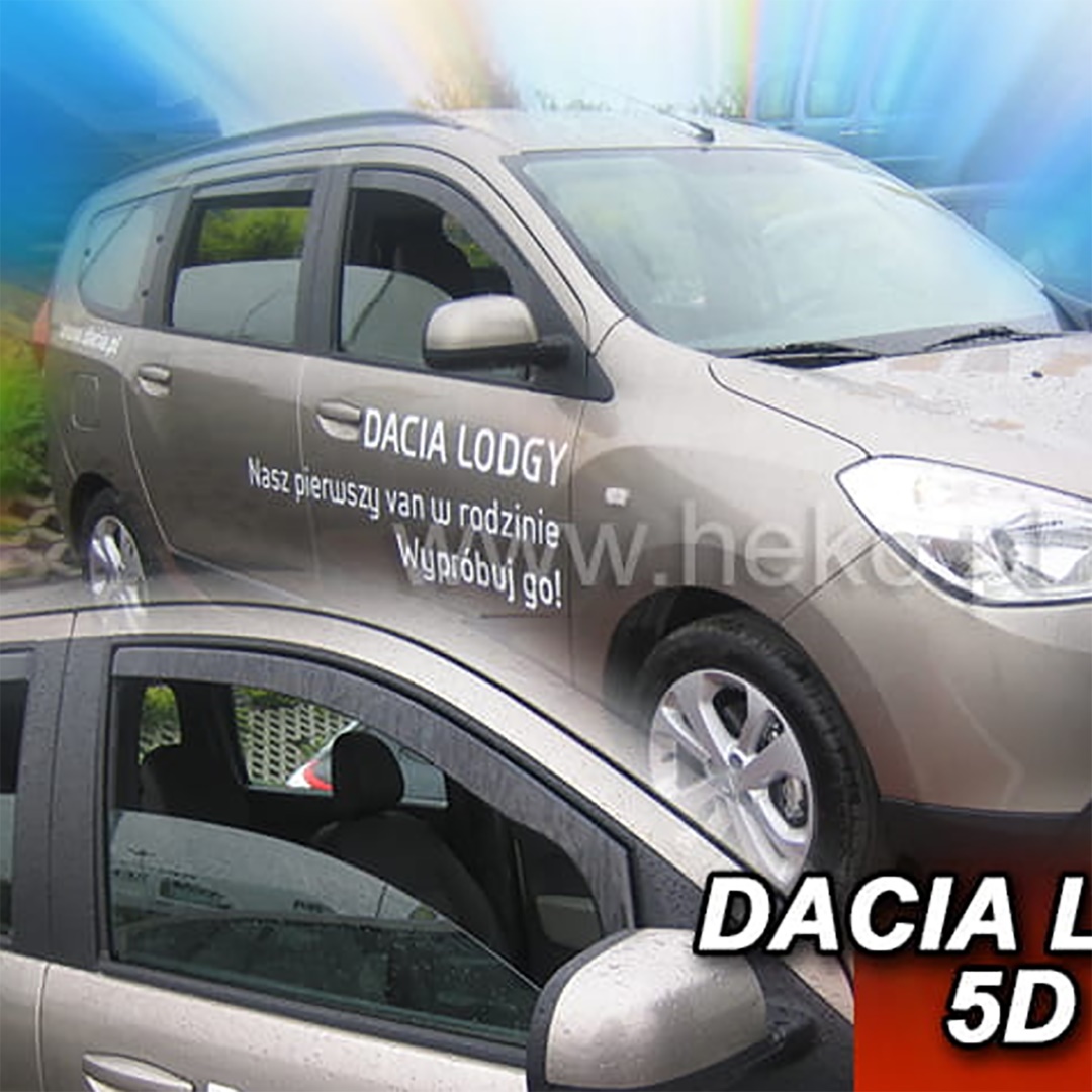 Ανεμοθραύστες HEKO Για DACIA LODGY 5D 2012-2020 / DACIA DOKKER 4D 2012-2020 (Ζευγάρι / Μπροστινοί)