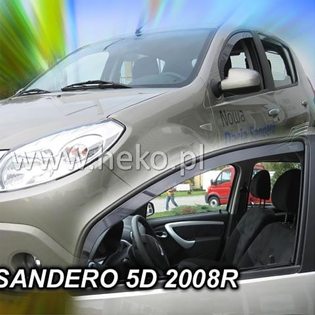 Ανεμοθραύστες HEKO Για DACIA SANDERO / STEPWAY I 5D 2008-2012 (Ζευγάρι / Μπροστινοί)