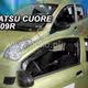 Ανεμοθραύστες HEKO Για DAIHATSU CUORE 7 5D 2007-2018 (Ζευγάρι / Μπροστινοί)
