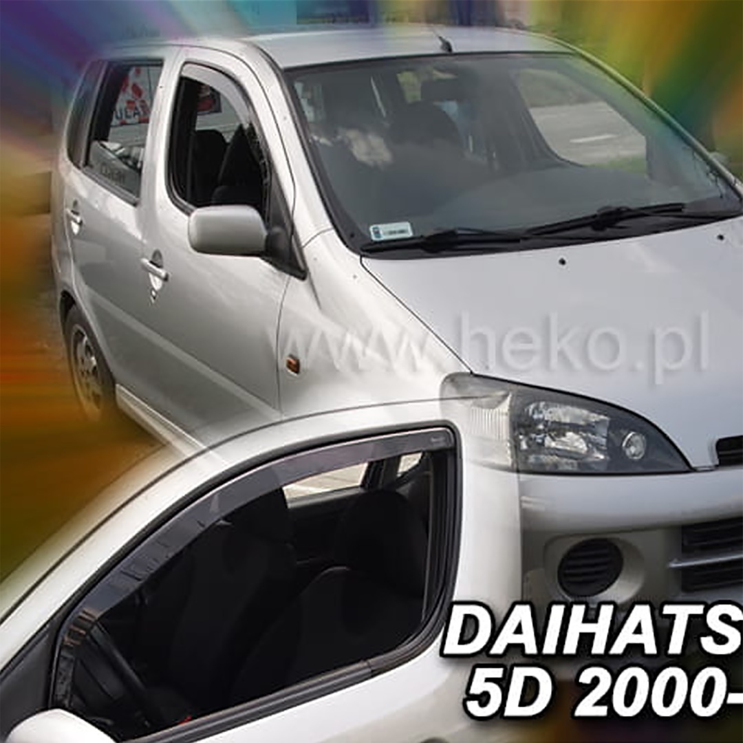 Ανεμοθραύστες HEKO Για DAIHATSU YRV 5D 2000-2005 (Ζευγάρι / Μπροστινοί)