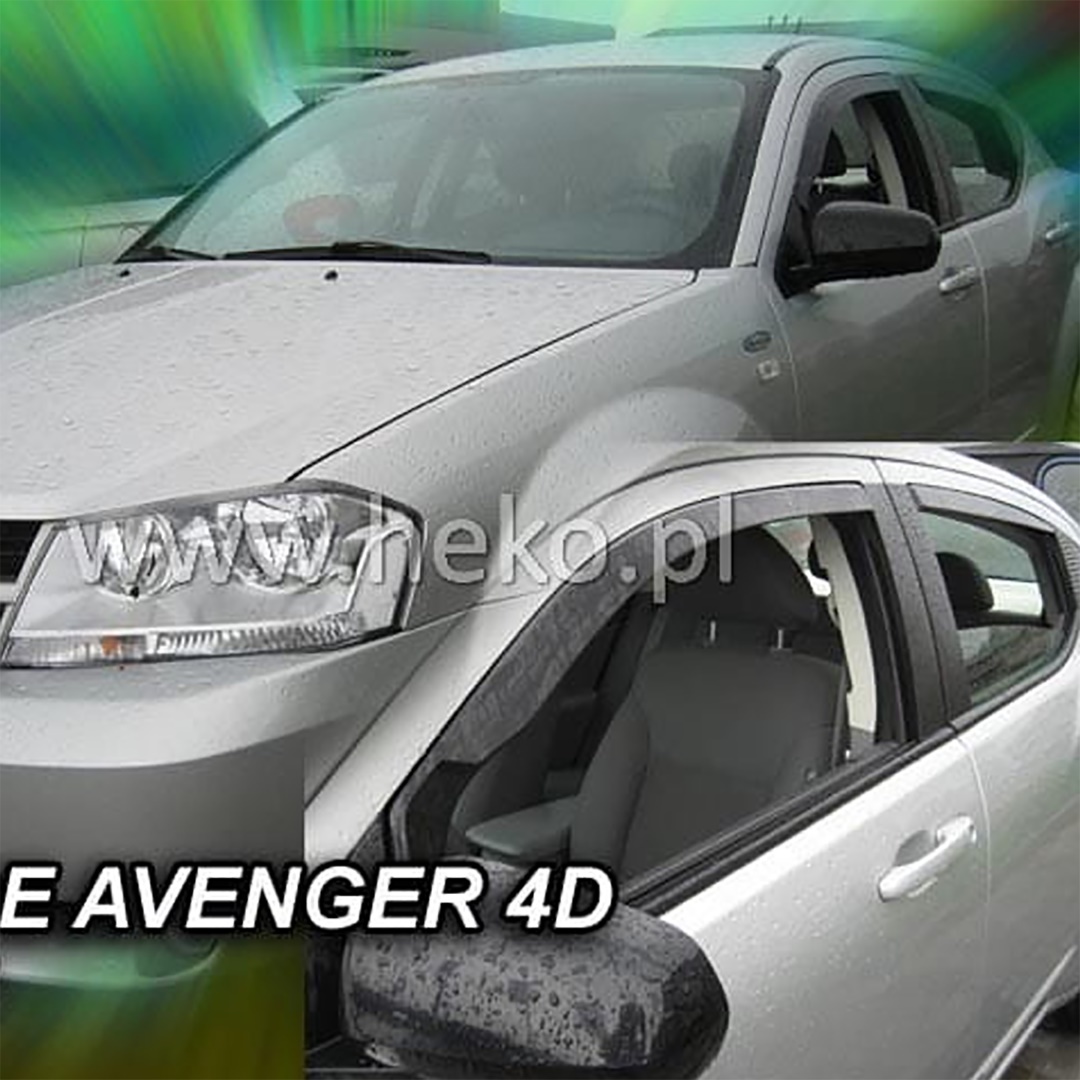 Ανεμοθραύστες HEKO Για DODGE AVENGER 4D 2008-2014 (Ζευγάρι / Μπροστινοί)