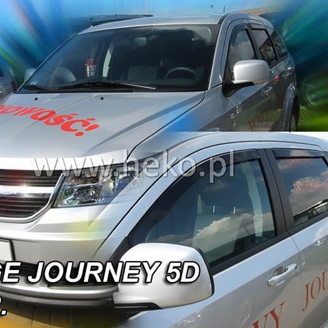 Ανεμοθραύστες HEKO Για DODGE JOURNEY 5D 2008-2020 / FIAT FREEMONT 5D 2011-2020 (Ζευγάρι / Μπροστινοί)