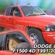 Ανεμοθραύστες HEKO Για DODGE RAM 1500 4D 1991-2002 (Ζευγάρι / Μπροστινοί)