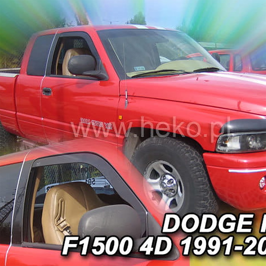 Ανεμοθραύστες HEKO Για DODGE RAM 1500 4D 1991-2002 (Ζευγάρι / Μπροστινοί)