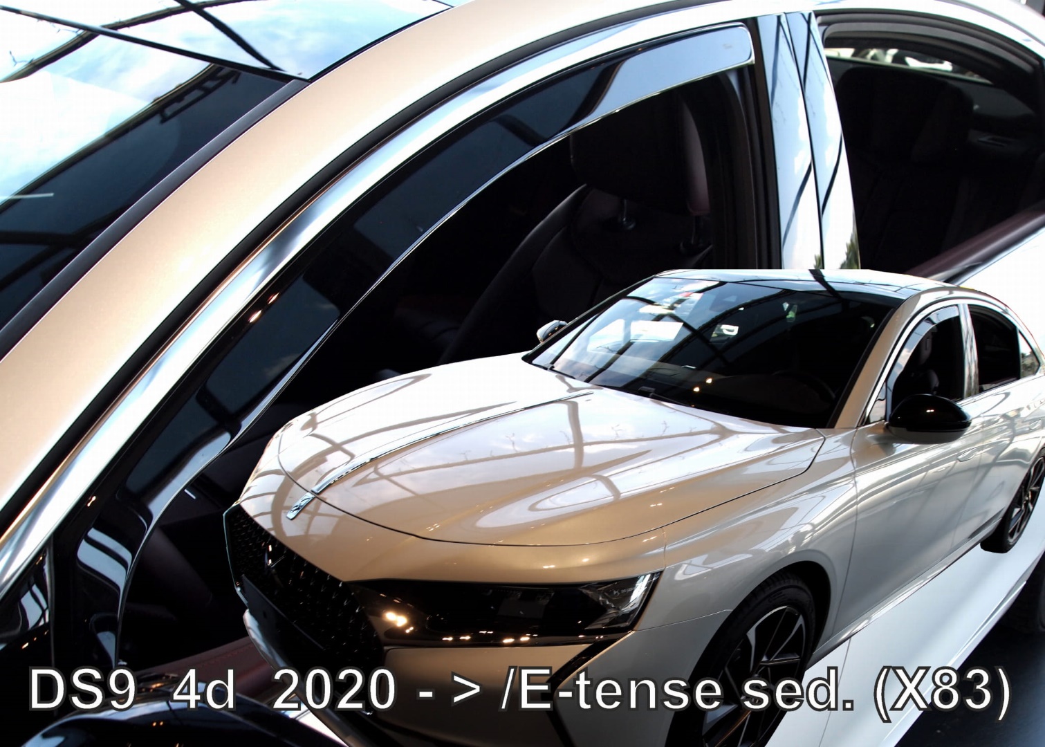 Ανεμοθραύστες HEKO Για DS 9 (X83) 4D E-TENSE 2020-2023 (Ζευγάρι / Μπροστινοί)