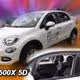 Ανεμοθραύστες HEKO Για FIAT 500 X 5D 2015-2021 (Ζευγάρι / Μπροστινοί)
