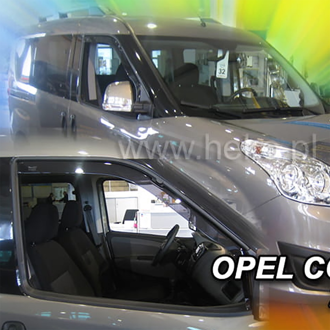 Ανεμοθραύστες HEKO Για FIAT DOBLO 2010-2022 / OPEL COMBO D 2011-2018 (Ζευγάρι / Μπροστινοί)