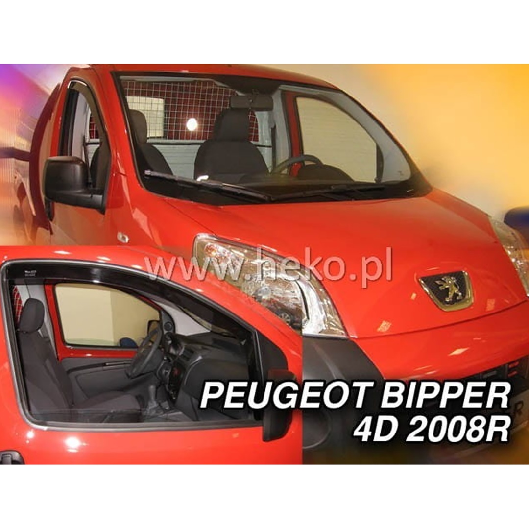 Ανεμοθραύστες HEKO Για FIAT FIORINO / QUBO 4D 5D 2008-2020 / PEUGEOT BIPPER / CITROEN NEMO (Ζευγάρι / Μπροστινοί)