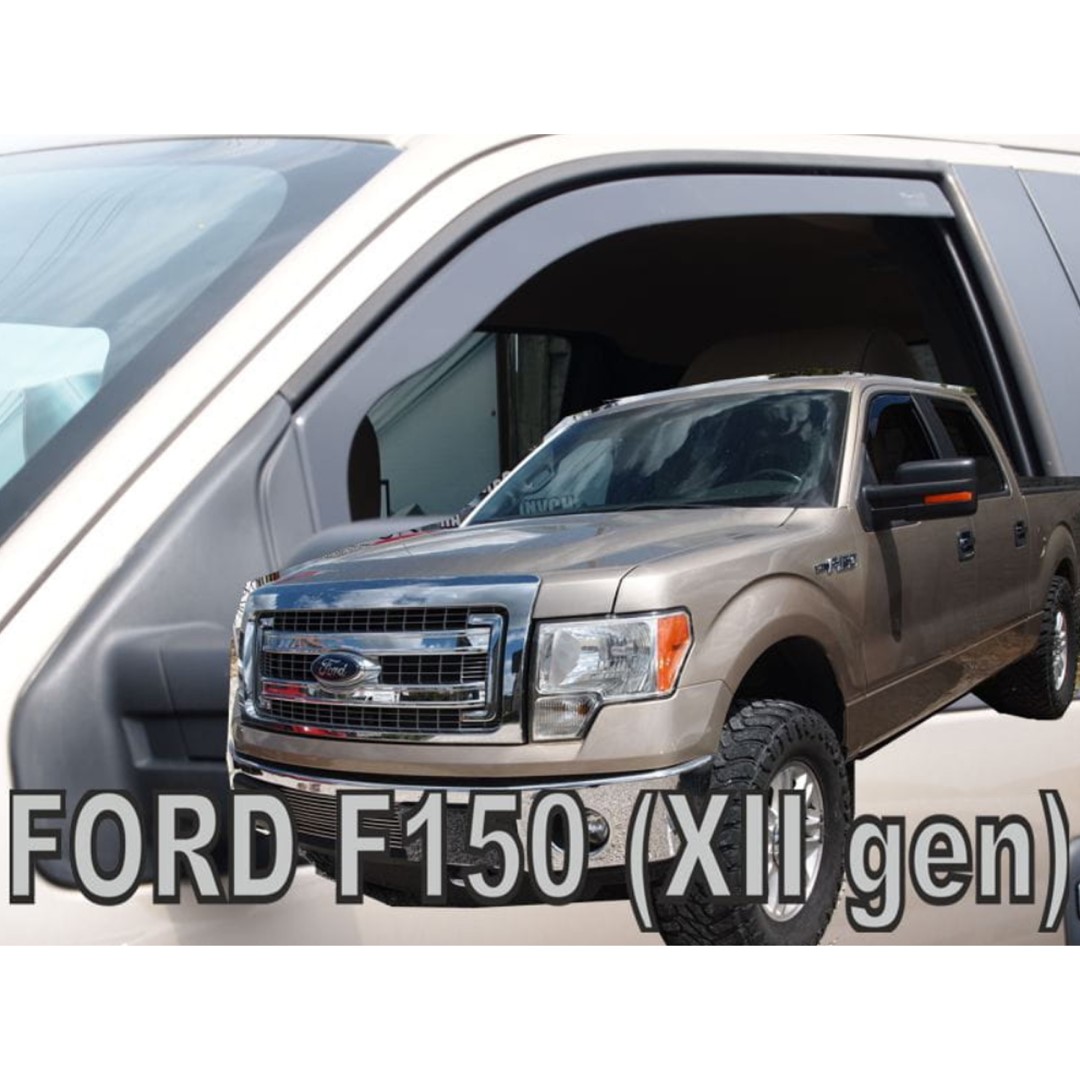 Ανεμοθραύστες HEKO Για FORD F-150 XLT 4D 2008-2014 (Ζευγάρι / Μπροστινοί)