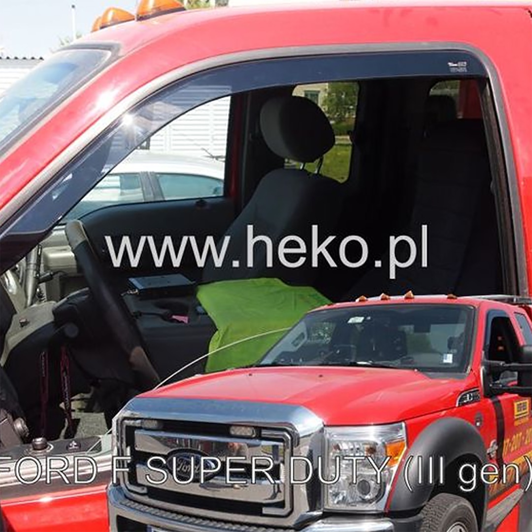 Ανεμοθραύστες HEKO Για FORD F550 SUPER DUTY 2011-2016 (Ζευγάρι / Μπροστινοί / 1 Και Μισή Καμπίνα)
