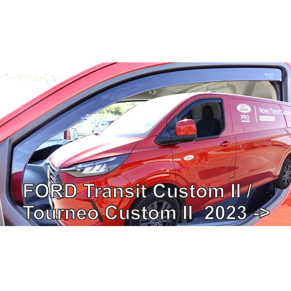 Ανεμοθραύστες HEKO Για FORD TRANSIT CUSTOM / TOURNEO CUSTOM 2023+ (Ζευγάρι / Μπροστινοί)