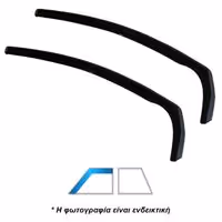 Ανεμοθραύστες HEKO Για HONDA CR-V 4 5D 2012-2018 (Ζευγάρι / Μπροστινοί)