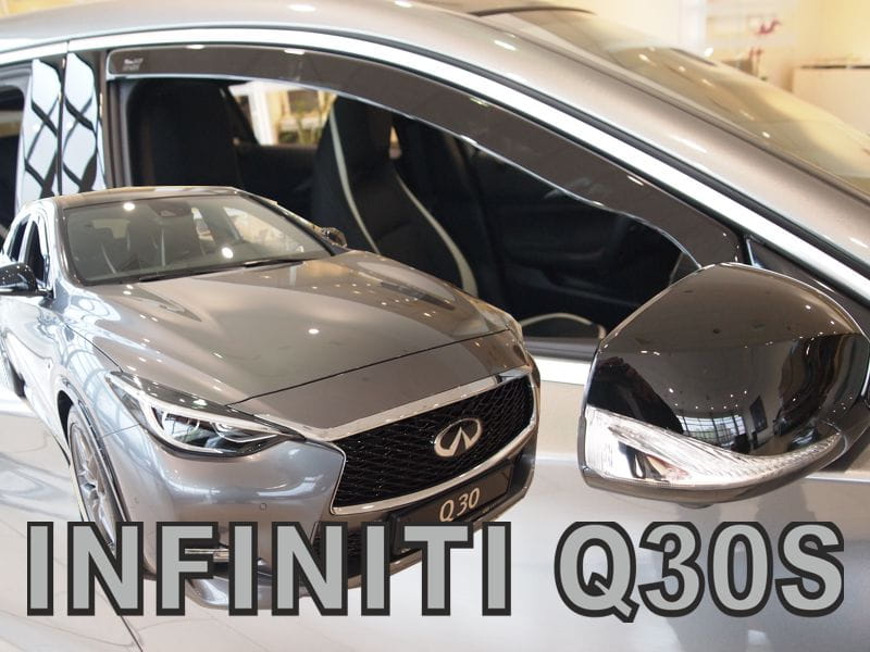 Ανεμοθραύστες HEKO Για INFINITY Q30S 5D 2015-2019 (Ζευγάρι / Μπροστινοί)