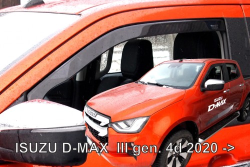 Ανεμοθραύστες HEKO Για ISUZU D-MAX 2D 4D 2020+ (Ζευγάρι / Μπροστινοί)