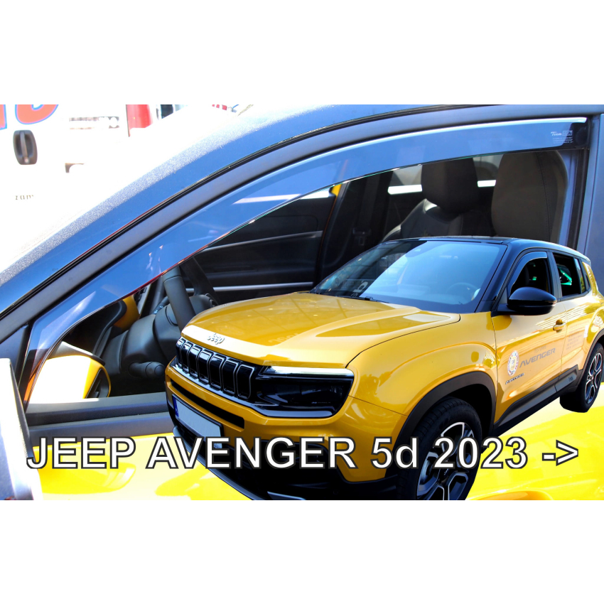 Ανεμοθραύστες HEKO Για JEEP AVENGER 5D 2023+ (Ζευγάρι / Μπροστινοί)
