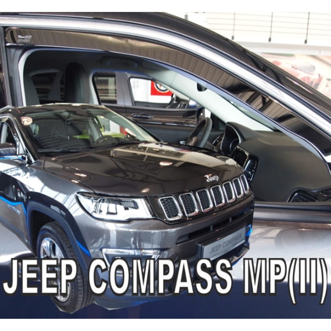 Ανεμοθραύστες HEKO Για JEEP COMPASS MP II 5D 2017+ (Ζευγάρι / Μπροστινοί)