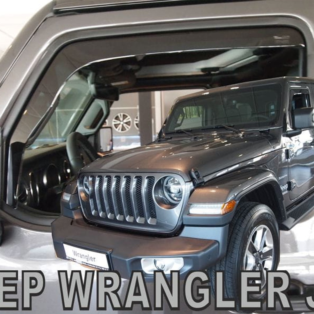 Ανεμοθραύστες HEKO Για JEEP WRANGLER / GLADIATOR JL IV 5D 2019+ (Ζευγάρι / Μπροστινοί)