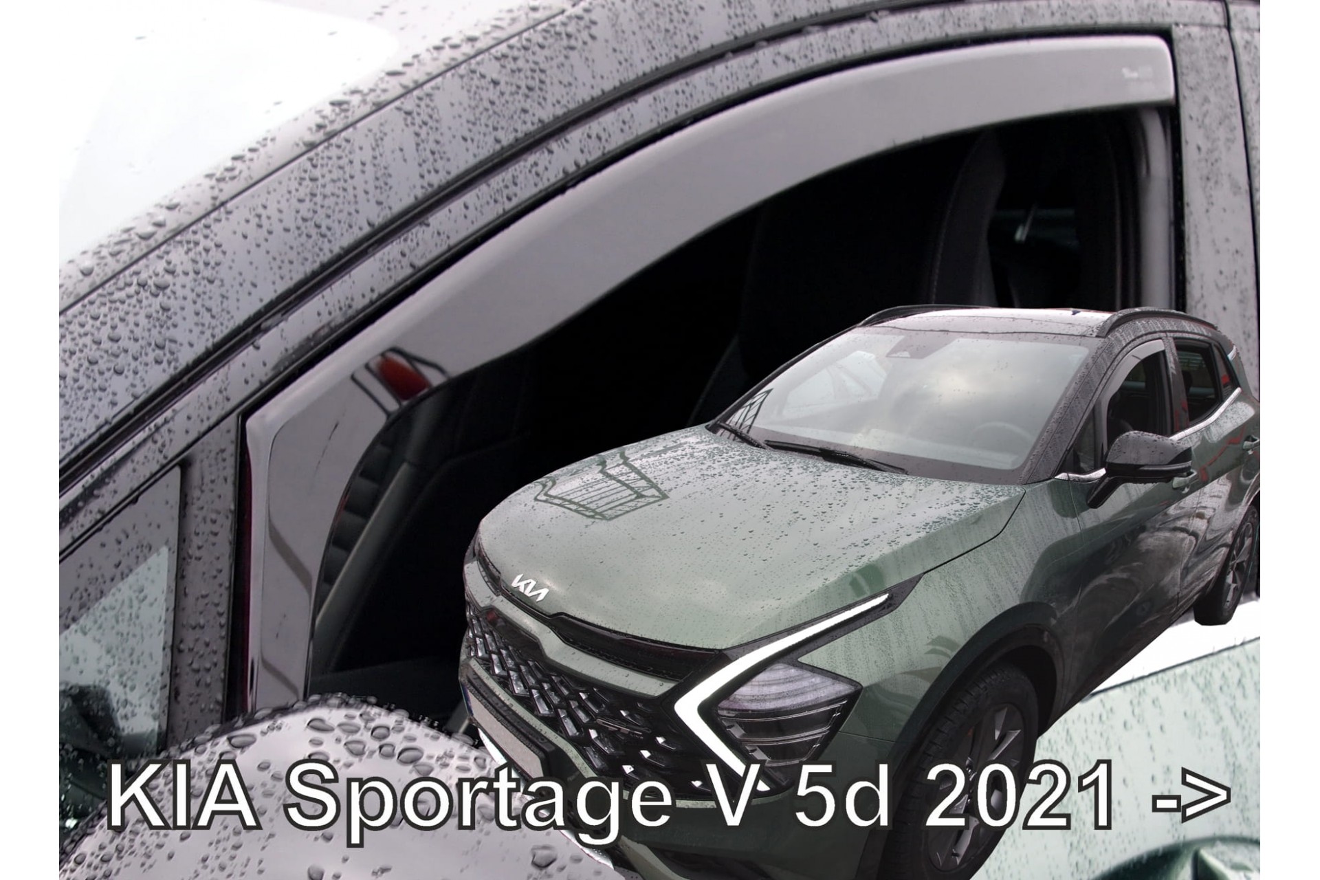 Ανεμοθραύστες HEKO Για KIA SPORTAGE 5D 2021+ (Ζευγάρι / Μπροστινοί)