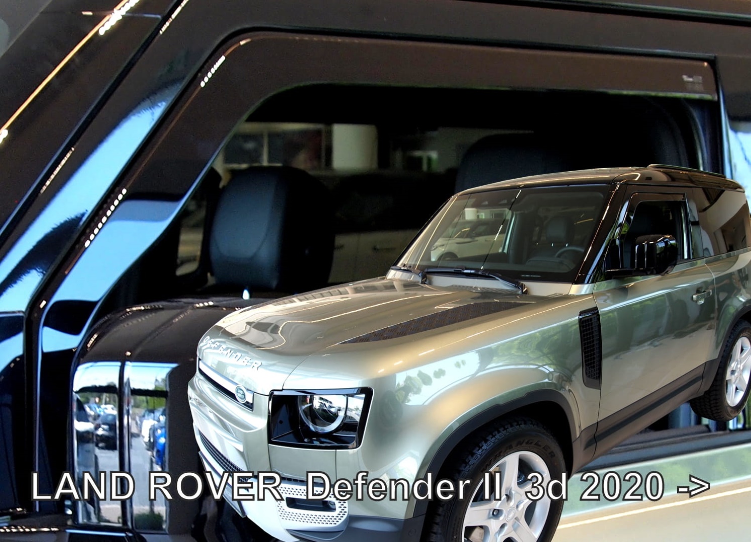 Ανεμοθραύστες HEKO Για LAND ROVER DEFENDER 3D 2020+ (Ζευγάρι / Μπροστινοί)