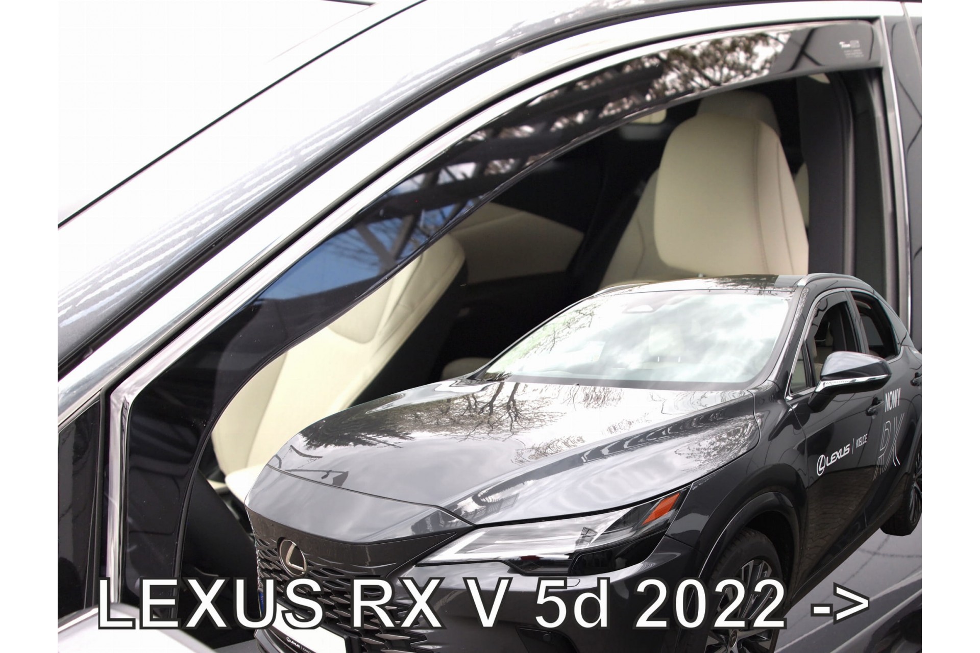 Ανεμοθραύστες HEKO Για LEXUS RX V 5D 2022+ (Ζευγάρι / Μπροστινοί)