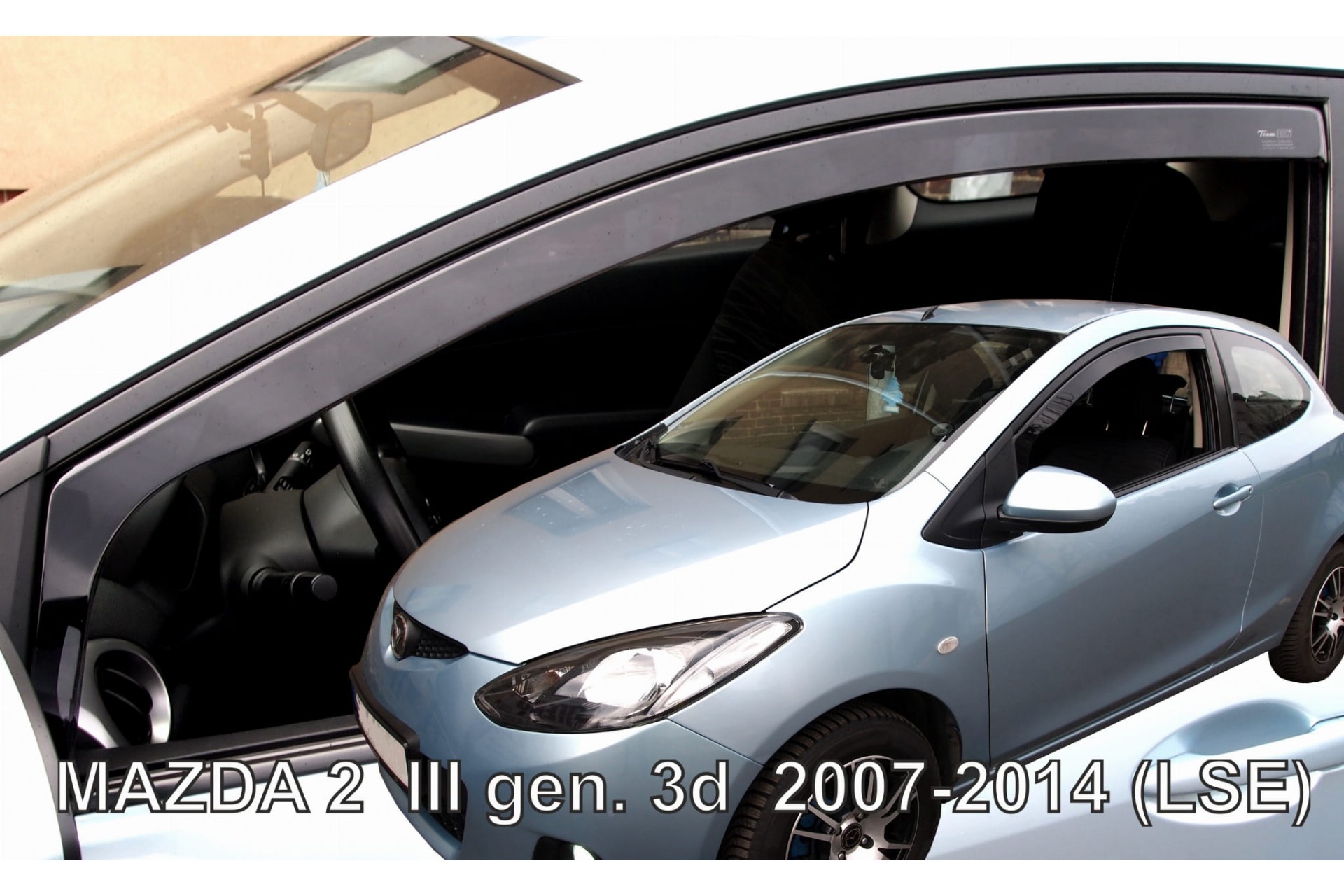 Ανεμοθραύστες HEKO Για MAZDA 2 3D 2007-2014 (Ζευγάρι / Μπροστινοί)