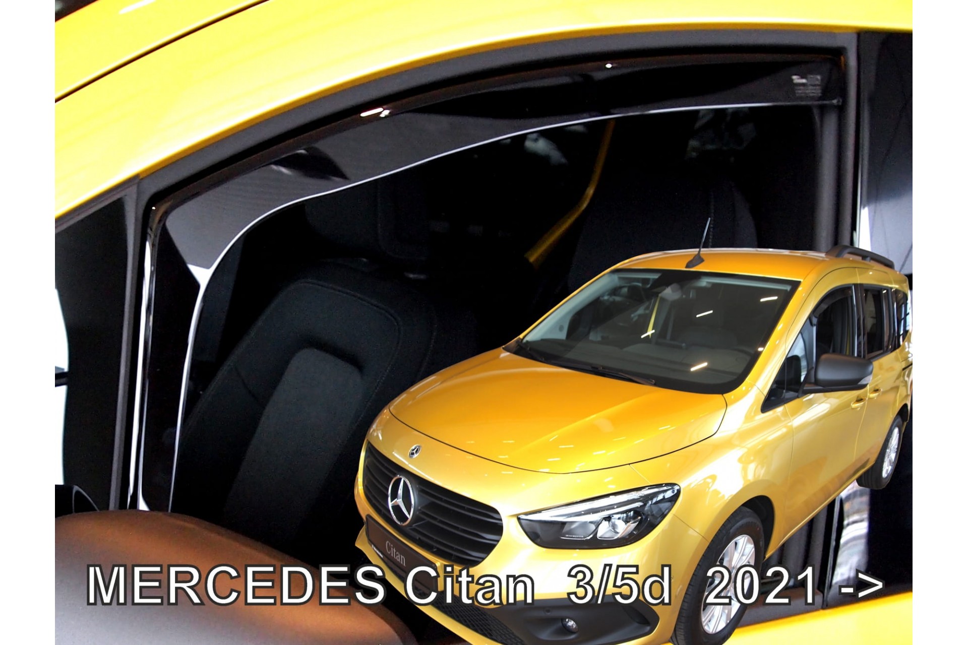 Ανεμοθραύστες HEKO Για MERCEDES CITAN 3 / 5D 2021+ (Ζευγάρι / Μπροστινοί)