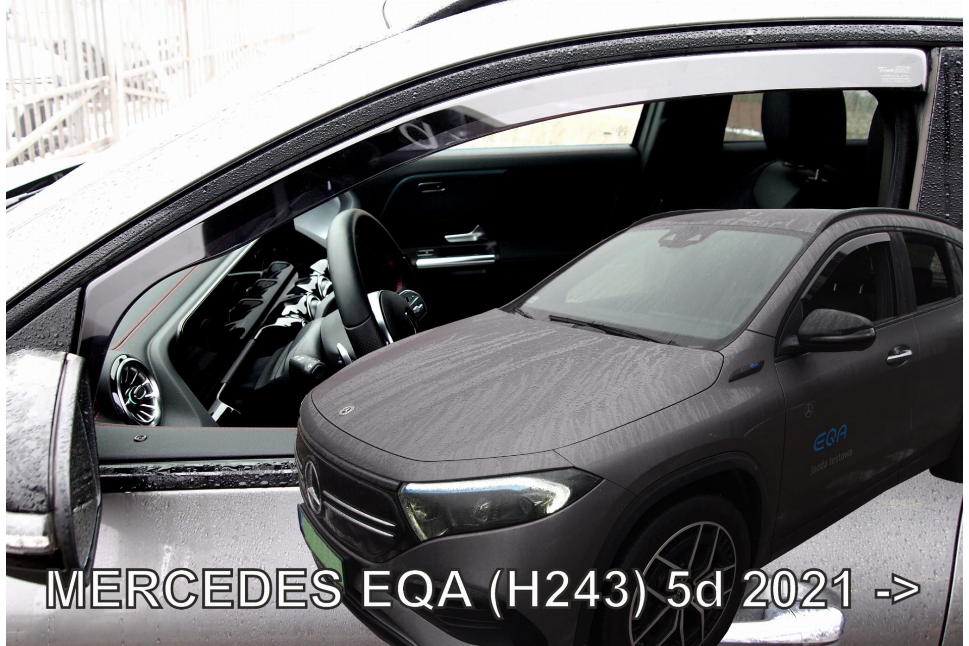 Ανεμοθραύστες HEKO Για MERCEDES EQA H243 5D 2021+ (Ζευγάρι / Μπροστινοί)