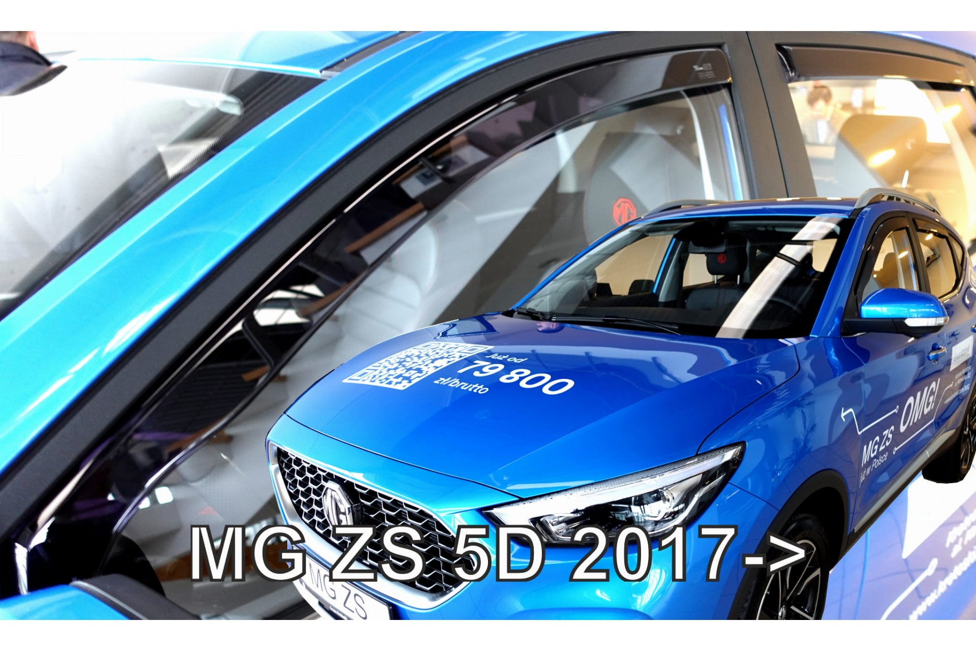 Ανεμοθραύστες HEKO Για MG ZS 5D 2017+ (Ζευγάρι / Μπροστινοί)