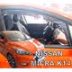 Ανεμοθραύστες HEKO Για NISSAN MICRA K14 5D 2017+ (Ζευγάρι / Μπροστινοί)