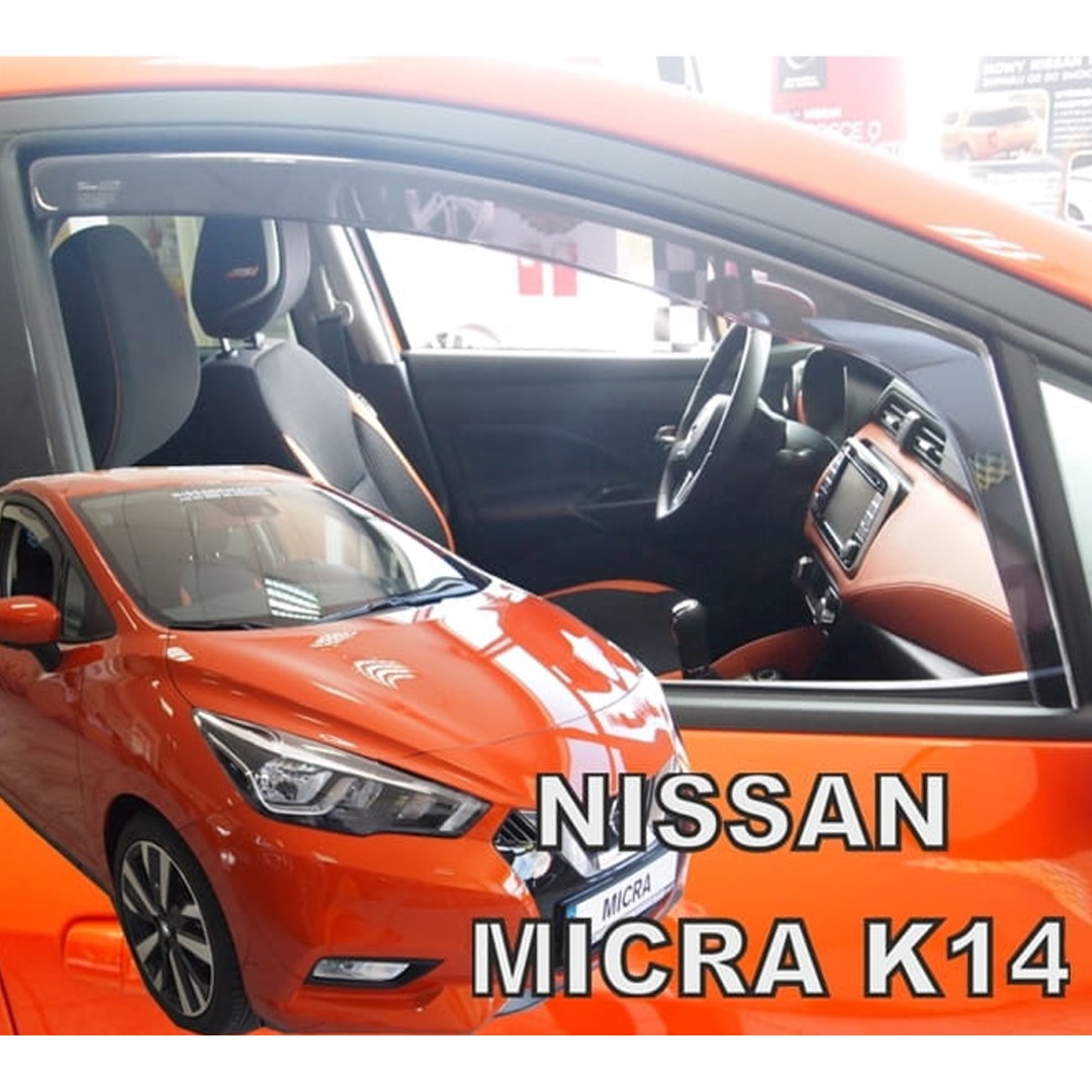 Ανεμοθραύστες HEKO Για NISSAN MICRA K14 5D 2017+ (Ζευγάρι / Μπροστινοί)