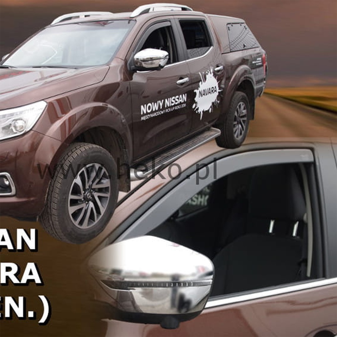 Ανεμοθραύστες HEKO Για NISSAN NAVARA D23 4D 2014+ / NP300 2014+ (Ζευγάρι / Μπροστινοί)