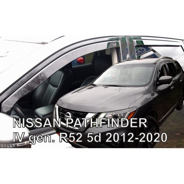 Ανεμοθραύστες HEKO Για NISSAN PATHFINDER IV R52 5D 2012-2020 (Ζευγάρι / Μπροστινοί)