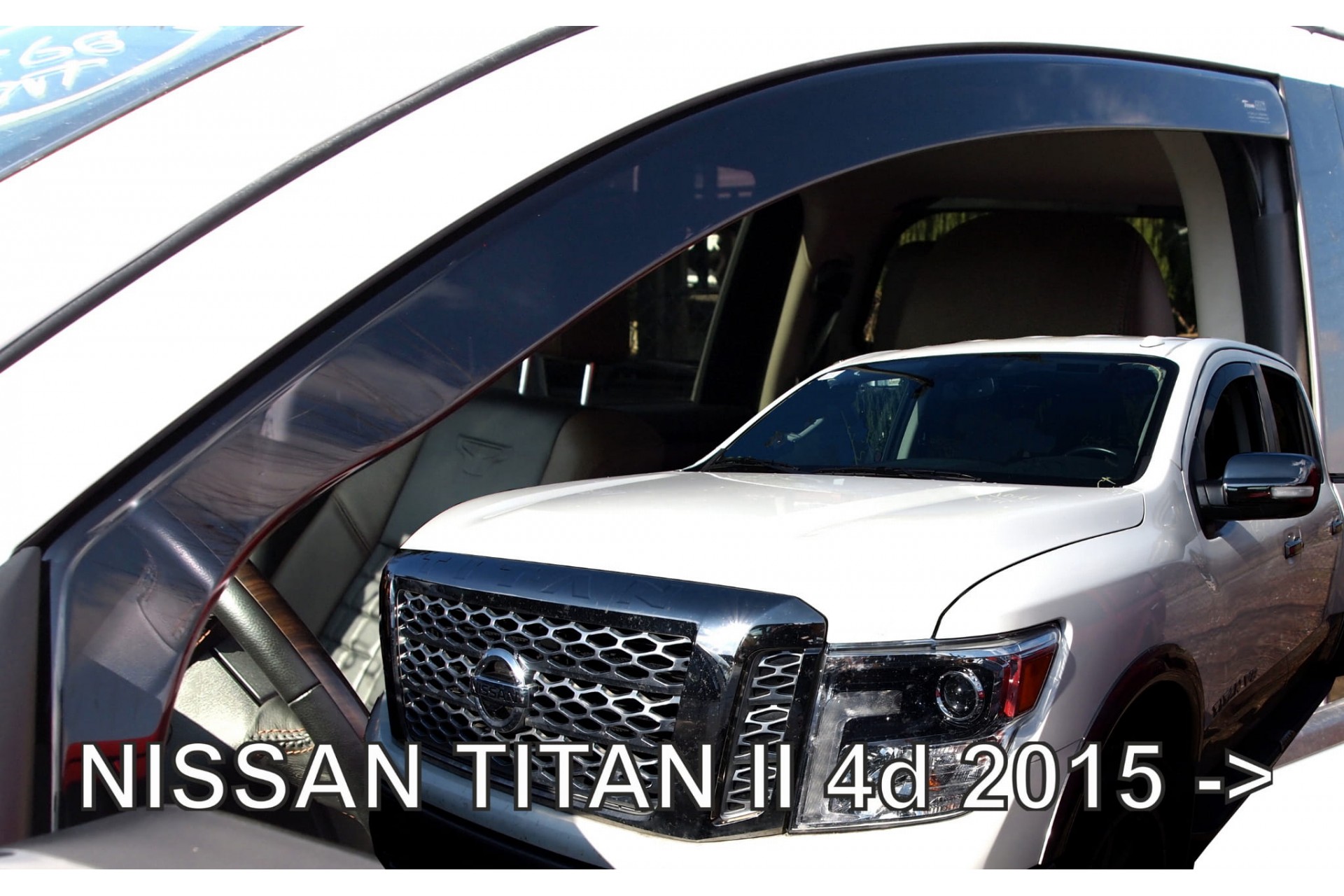 Ανεμοθραύστες HEKO Για NISSAN TITAN 4D 2015+ (Ζευγάρι / Μπροστινοί)
