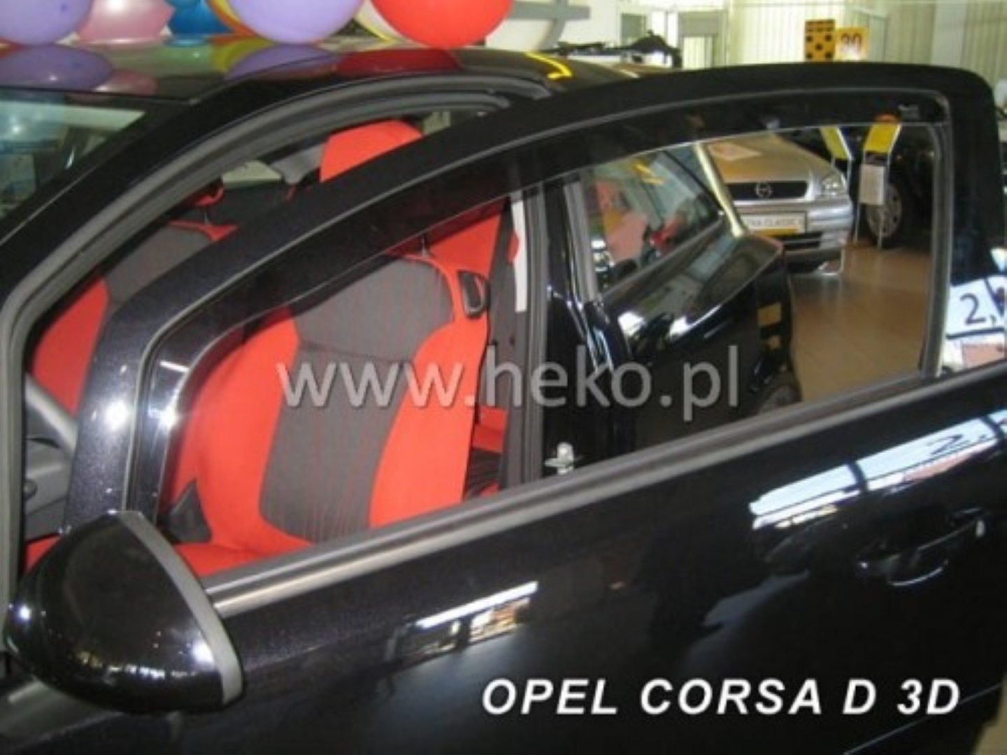 Ανεμοθραύστες HEKO Για OPEL CORSA D 3D 09/2006-2014 (Ζευγάρι / Μπροστινοί)