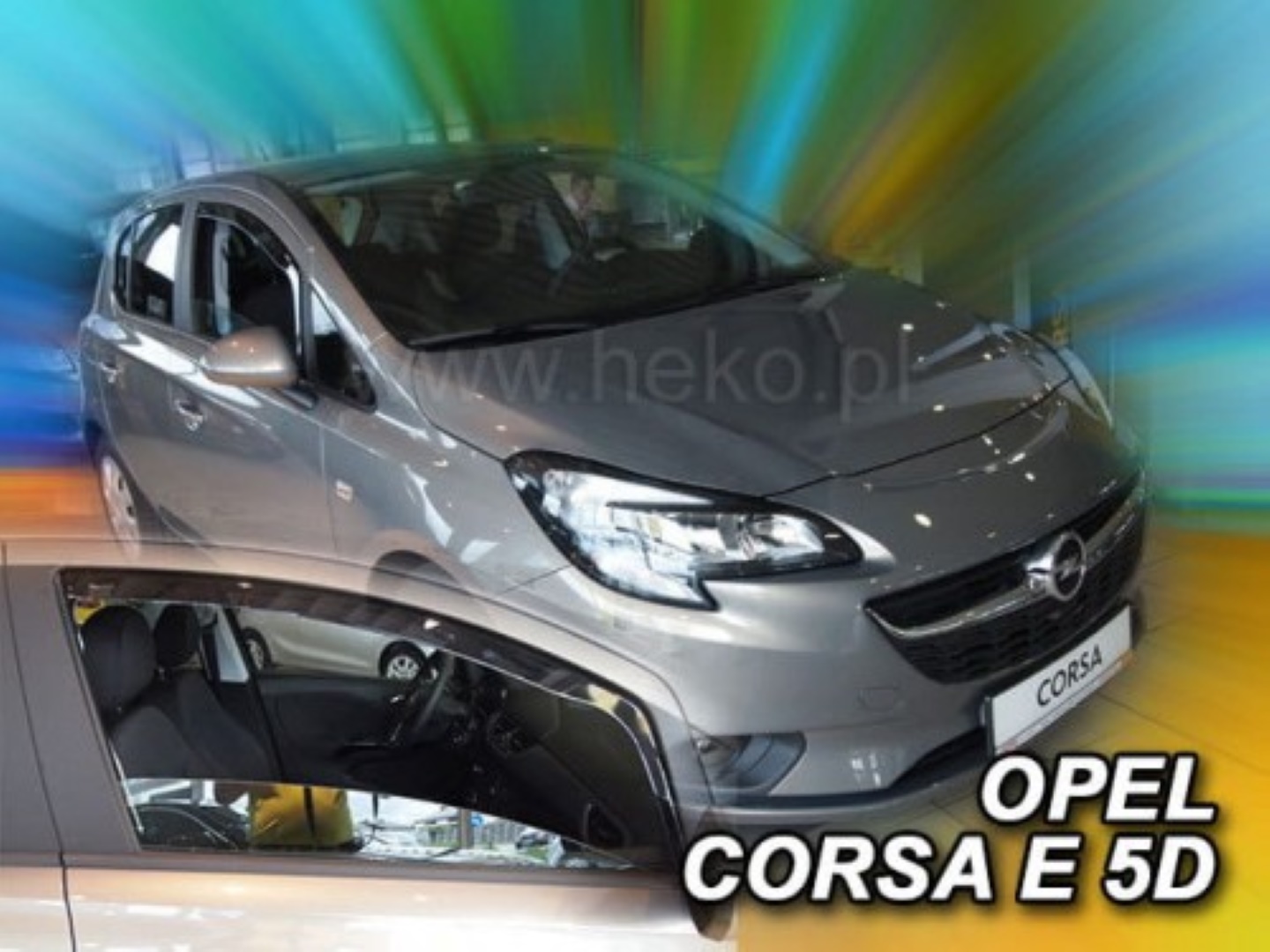 Ανεμοθραύστες HEKO Για OPEL CORSA D 5D 09/2006-2014 / CORSA E 5D 2015+ (Ζευγάρι / Μπροστινοί)