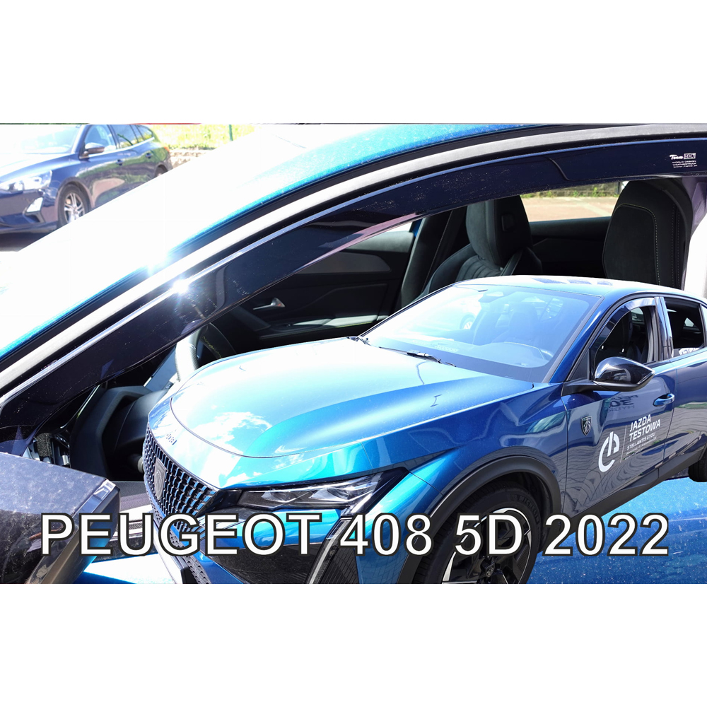 Ανεμοθραύστες HEKO Για PEUGEOT 408 5D 2022+ (Ζευγάρι / Μπροστινοί)