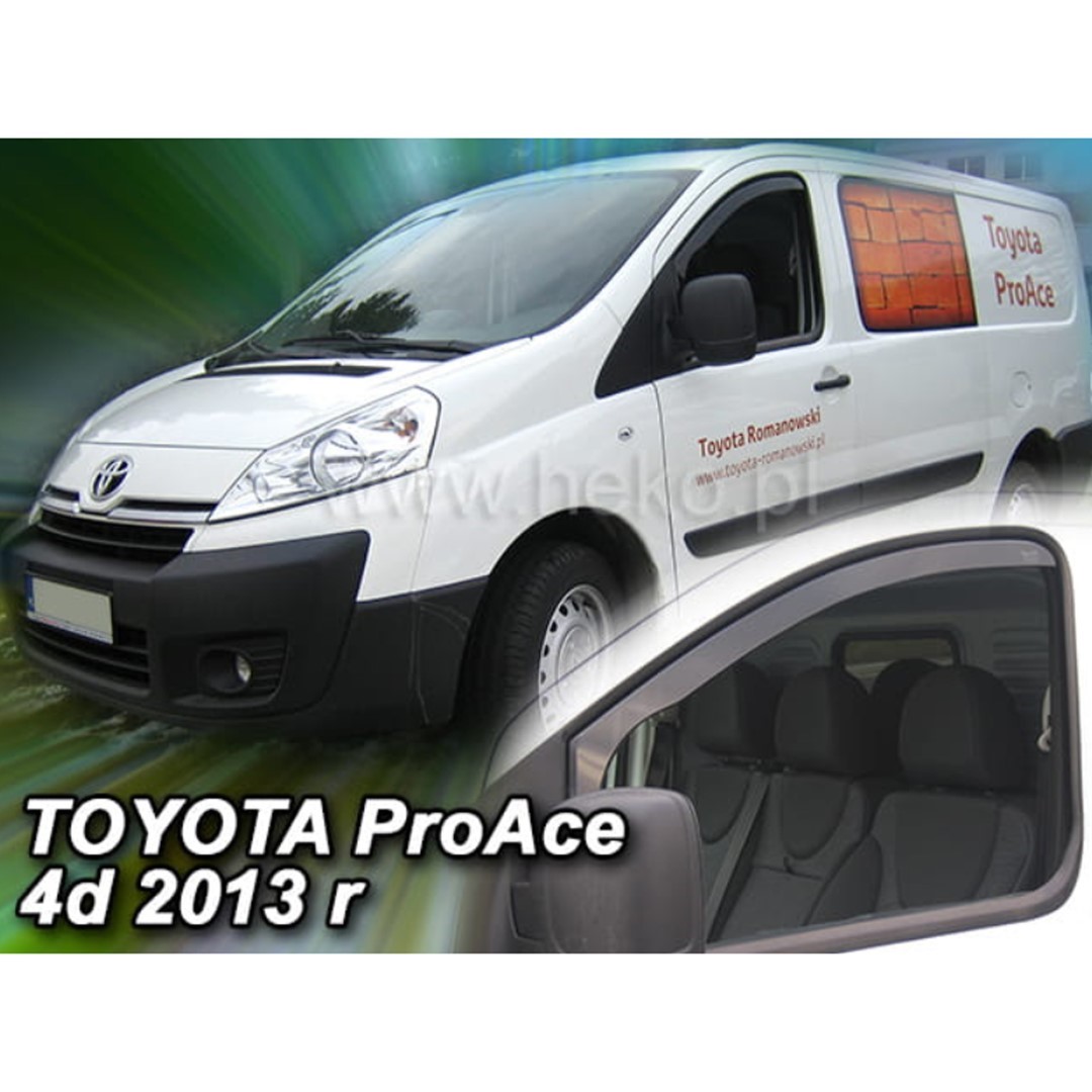 Ανεμοθραύστες HEKO Για PEUGEOT EXPERT 2007-2016 / JUMPY 4D 2007-2016 / SCUDO 2007-2016 / PROACE 4D 2013-2016 (Ζευγάρι / Μπροστινοί)