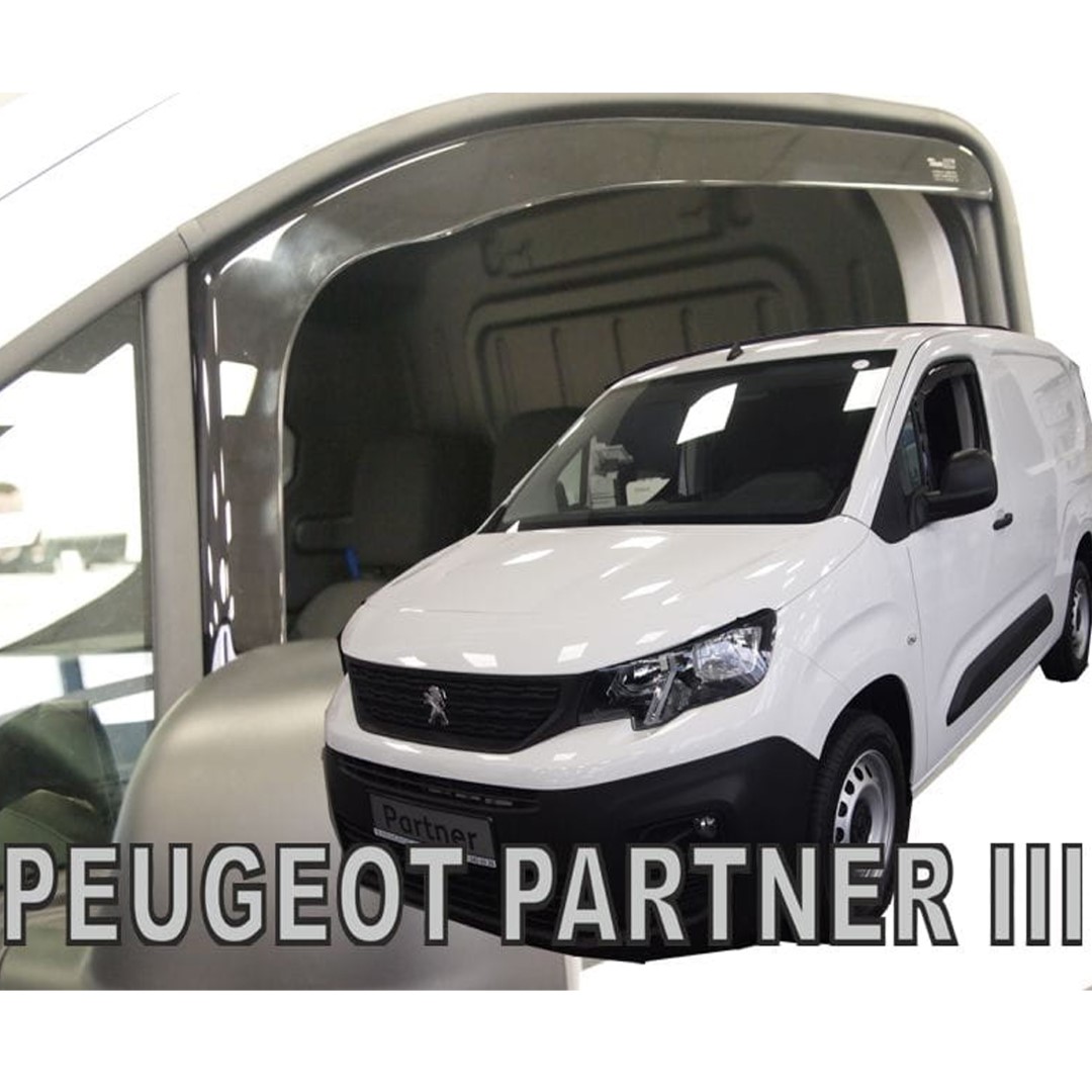 Ανεμοθραύστες HEKO Για PEUGEOT PARTNER III 2D / PEUGEOT RIFTER 4D / 5D / CITROEN BERLINGO III 4D / 5D / OPEL COMBO E 4D / 5D LOV 2018+ / TOYOTA PROACE CITY 2018+ (Ζευγάρι / Μπροστινοί)